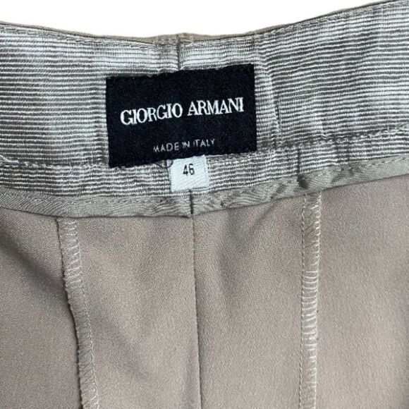 Giorgio Armani SZ 46 beige dress pants - Picture 2 of 4